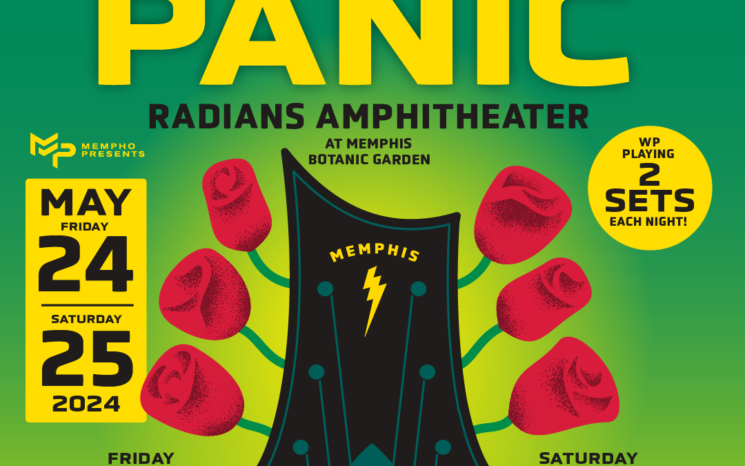 2 Nights of Widespread Panic at Radians Amphitheater in the Memphis Botanic Garden May 24-25, 2024 w/ Special Guests Margo Price & Paul Cauthen